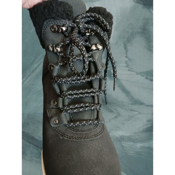 Jambu JBU W Black Waterproof Lace-Up Boots With Memory Foam Footbed size 7.5M - Picture 8 of 15